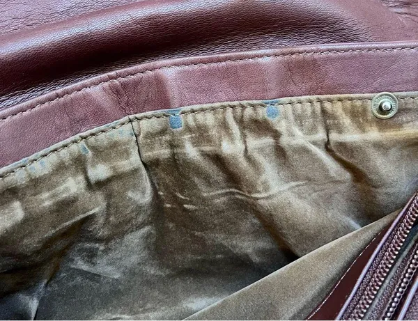 Vintage Brio! Brown Cross Body Satchel Shoulder Bag - Image 7