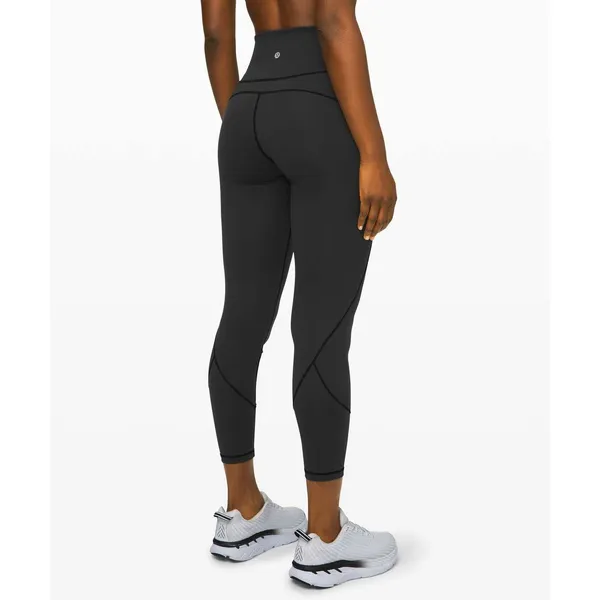 Lululemon In Movement Leggings 25" Everlux Size 10 Black Yoga Workout Gym Active - Image 2