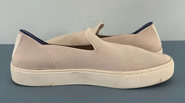 Rothy’s The Original Slip On Sand Beige Washable Sneakers - Image 5