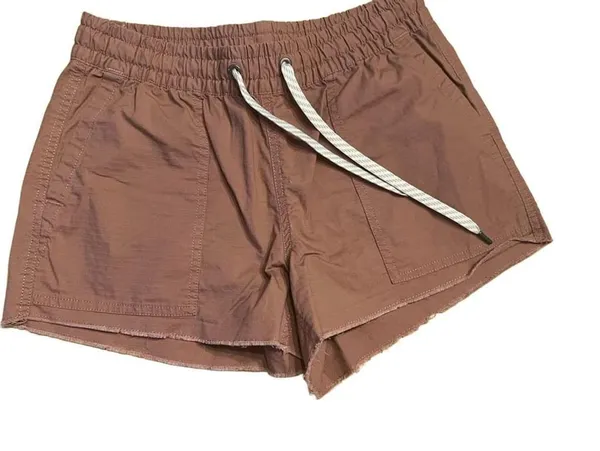 Vuori Vintage Ripstop Shorts Women's Size XS Mauve Pink Pull On Drawstring - Image 5