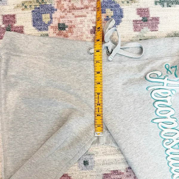Aeropostale Womens Y2K Spell Out Sweatpants Large Gray Preppy 00s Lounge Casual - Image 5