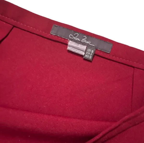 Women’s Red Pencil Skirt Size 6 - Image 3