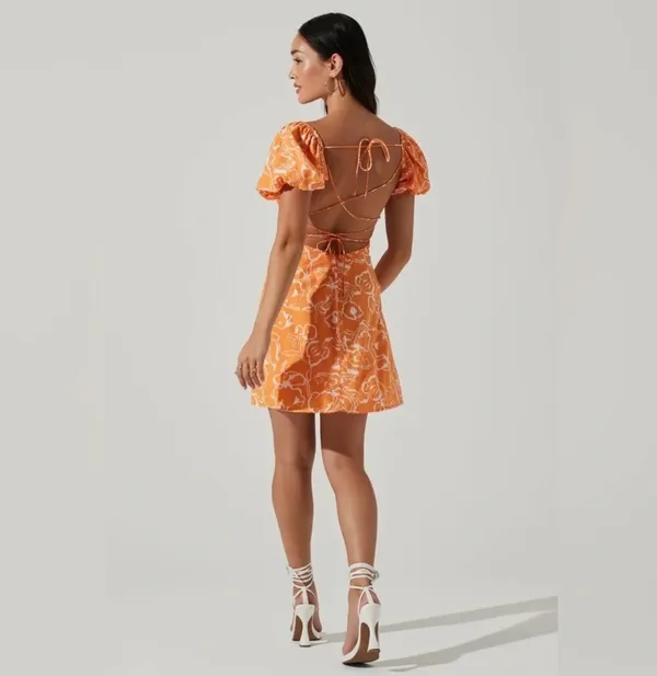 ASTR The Label ESILDA SWEETHEART NECKLINE MINI DRESS - Image 4