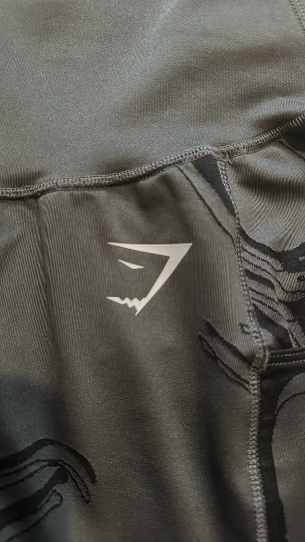 Gymshark black & grey athletic shorts - Image 5