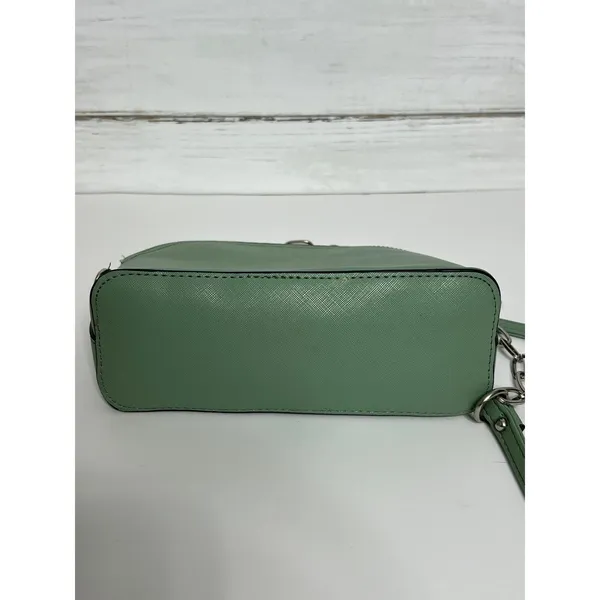 Steve Madden Sage Green Crossbody Bag Chain Detail Dome Purse Small Handbag - Image 9