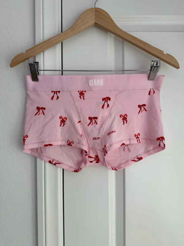 NWT Skims Boyfriend Long Sleeve T-Shirt and Short Boxer Set - Image 8