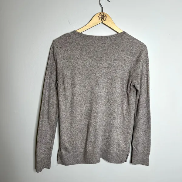 Old Navy Tan Crewneck Knit Sweater - Image 5