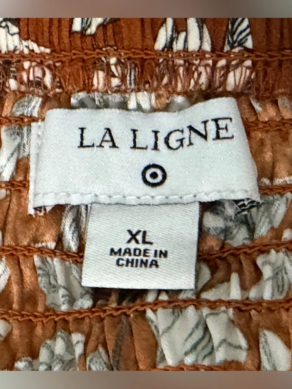 La Ligne x Target Floral Smocked Bodice Midi Dress XL - Image 10