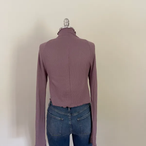 Free People Movement Purple Long Sleeve Top - Image 5