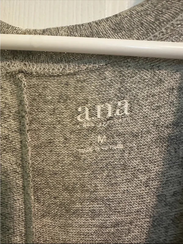 a.n.a Heather Gray Open-Front Women's Cardigan - Image 2