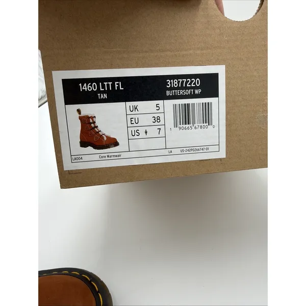Dr. Martens Women's 1460 Ghille Boots Tan 7 NWB NO LID MSRP $ 180 - Image 7