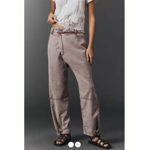 Anthropologie Pilcro Crossover Taper Pants - Image 2