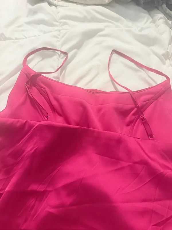 Hot pink Stacees formal dress size 16 - Image 3