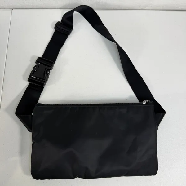 Walt Disney Parks World Fanny Pack Belt Bum Bag 2012 Mickey Mouse Black Sling - Image 10