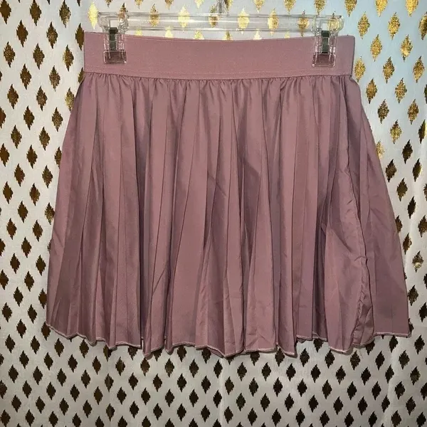 Dress forum pleated pink lilac Skort skirt with shorts size S - Image 3