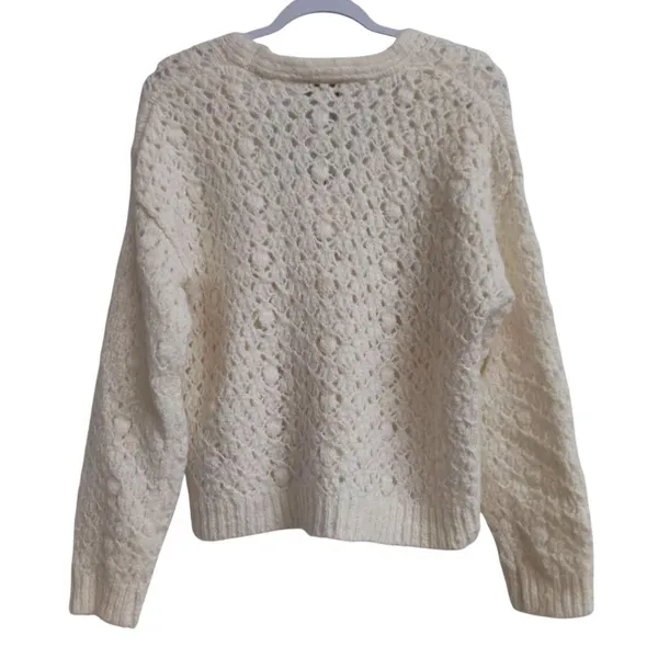 INDUSTRY Republic Company Alpaca Blend Sweater Cardigan V Neck MEDIUM New NWT - Image 2