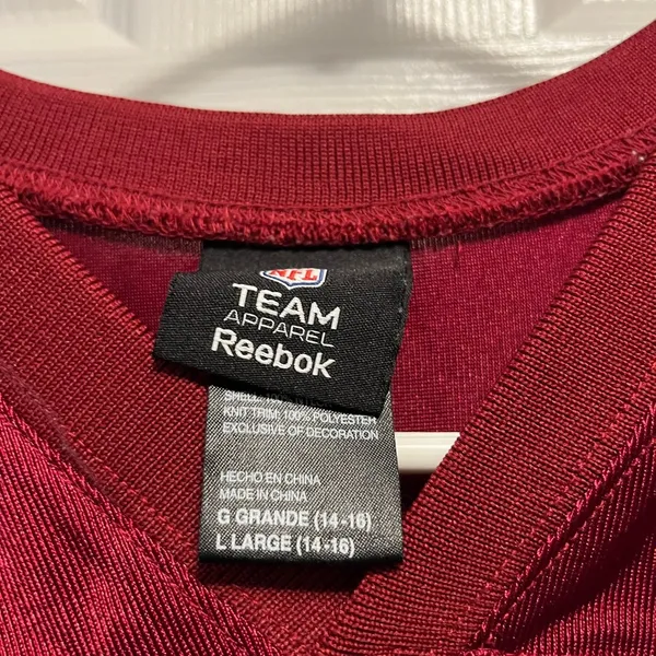 Washington Redskins #5 McNabb Reebok Jersey Women Large. Football - Image 2
