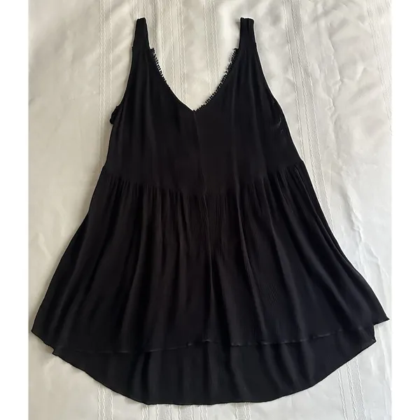 Intimately Free People DelphineEmbellished Slip Dress FlowySequin Black XS NWT - Image 12