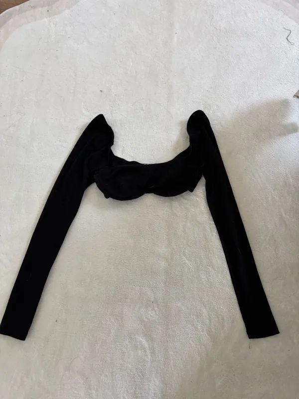 Princess Polly Long Sleeve Crop Top - Image 4