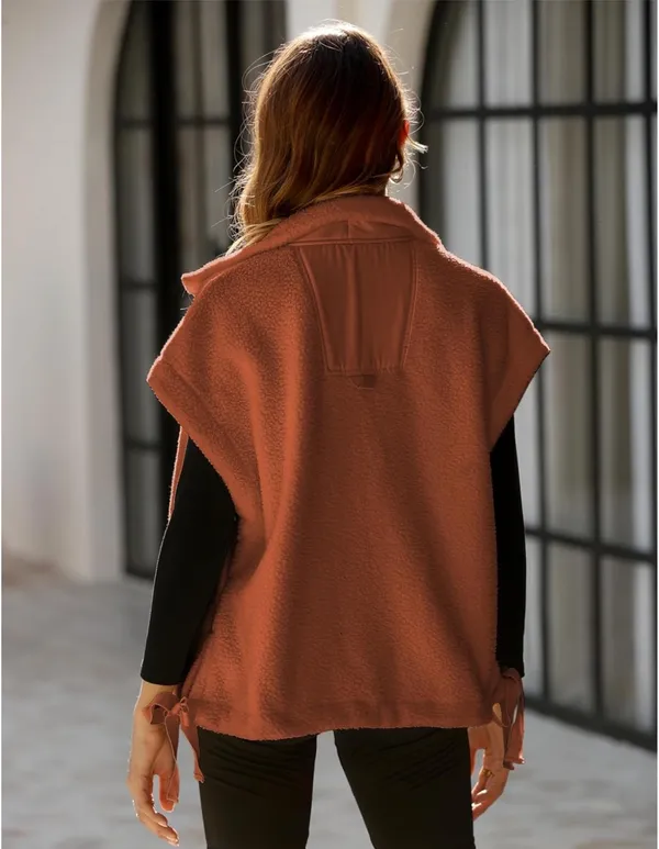 Rust orange yeokou Sherpa button - Image 5