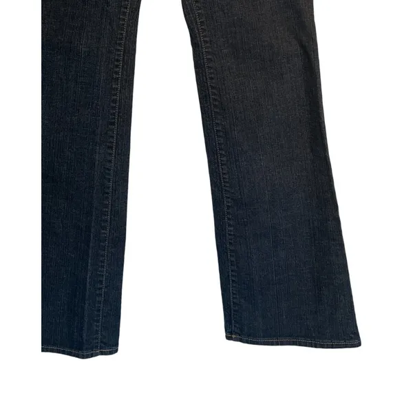 Loft Jeans Womens Size 6 Curvy Boot Mid Rise Pockets Zip Close Dark Wash Classic - Image 7