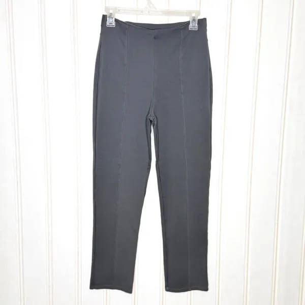 Halara Flex SculptKnit High Waisted Pocket Slim Work Pants Sedona Sage Grey M - Image 5