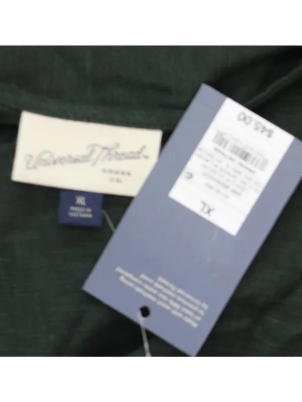 NWT Universal Thread Womens Flutter Short Sleeve Maxi A-Line Dress Dark Green XL - Image 4