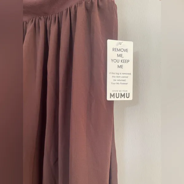 NWT Show Me Your Mumu Aria Maxi Dress size XL brown - Image 5