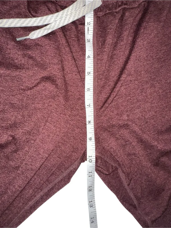 Vuori Performance Jogger Drawstring Pull-On Maroon Jogger SMALL - Image 6