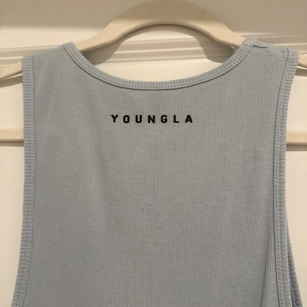 YoungLA Mens : Light Blue Wife Lover Tank - Image 5