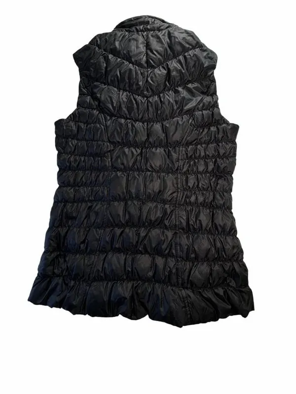 Athleta Puffer Vest Size S Black Quilted Down Winter Outerwear - Image 2