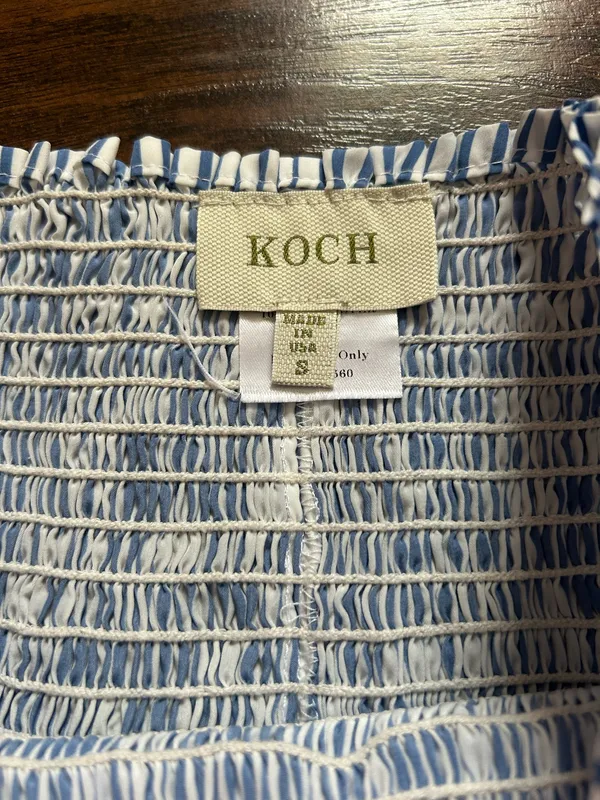 Koch Erica Skirt Blue Texas Stripe - Image 2