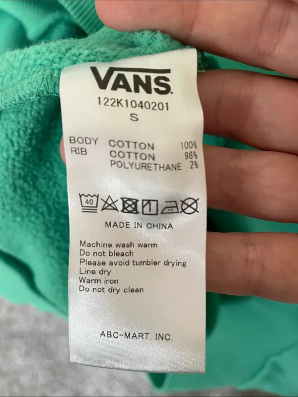Vans Teal Pirate Sweatshirt Small New - Image 5