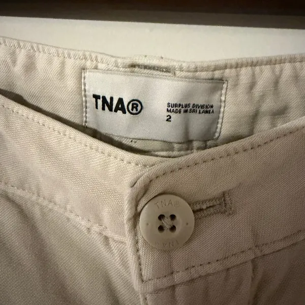 Aritzia TNA Supply Cargo‎ Pant 90s Y2K Baggy Loose Cargo Pant 100% Cotton Size 2 - Image 5