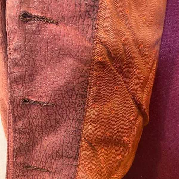 Vintage Jasmin Jonquet Rust Genuine Cowhide Leather Jacket Slouchy 80s L - Image 7
