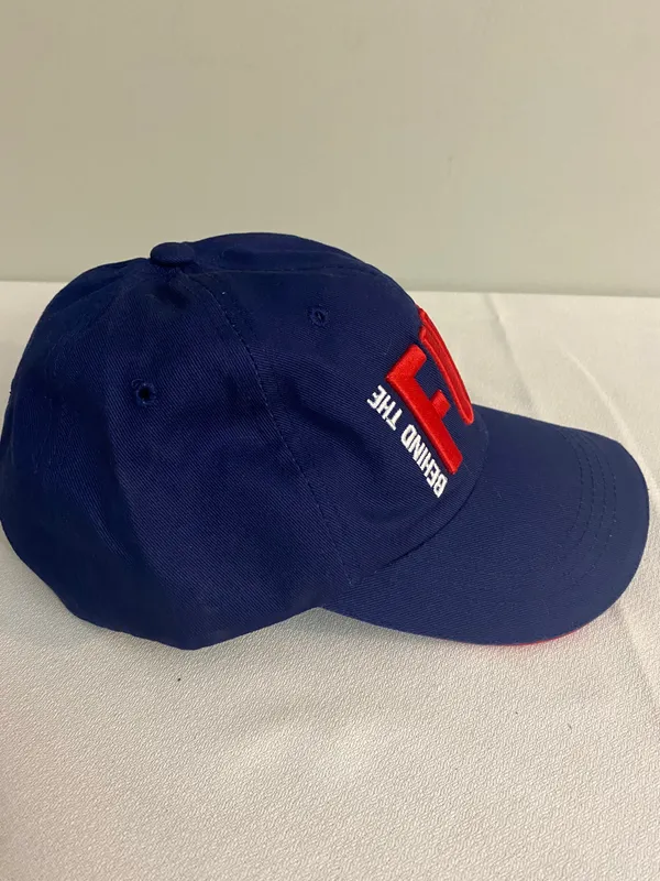 Carnival adult unisex navy blue and red hat one size - Image 3