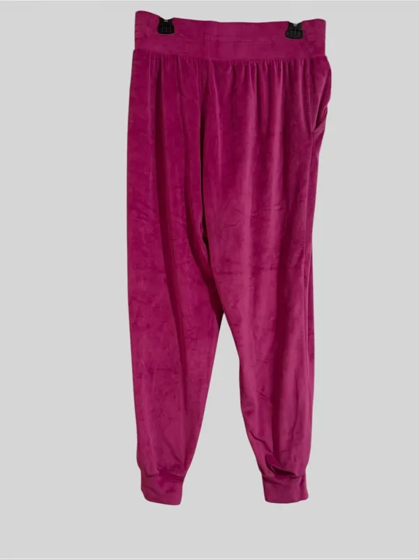 Victoria's Secret Hot Pink Velour Lounge Pants - Image 4