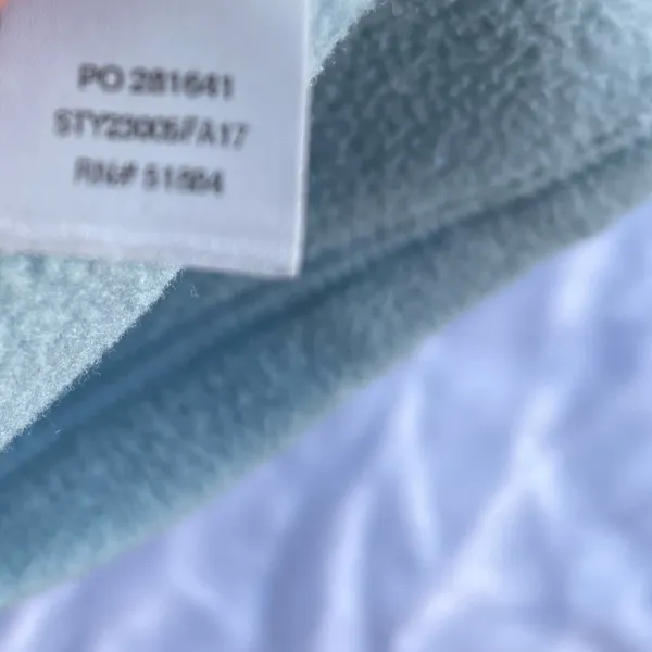 Patagonia Classic Synchill Marsupial Light Blue Pullover Women’s Sweater Sz L - Image 14