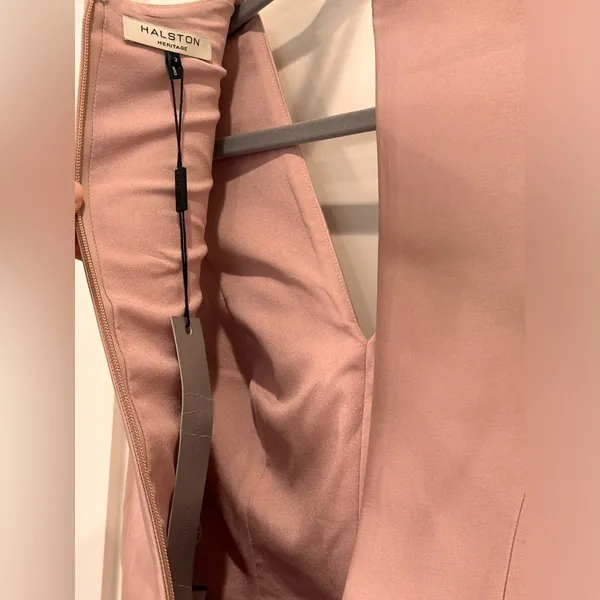 NWT Halston Heritage Cocktail Mini Dress 2 Pink Party Chic Feminine Wedding - Image 9