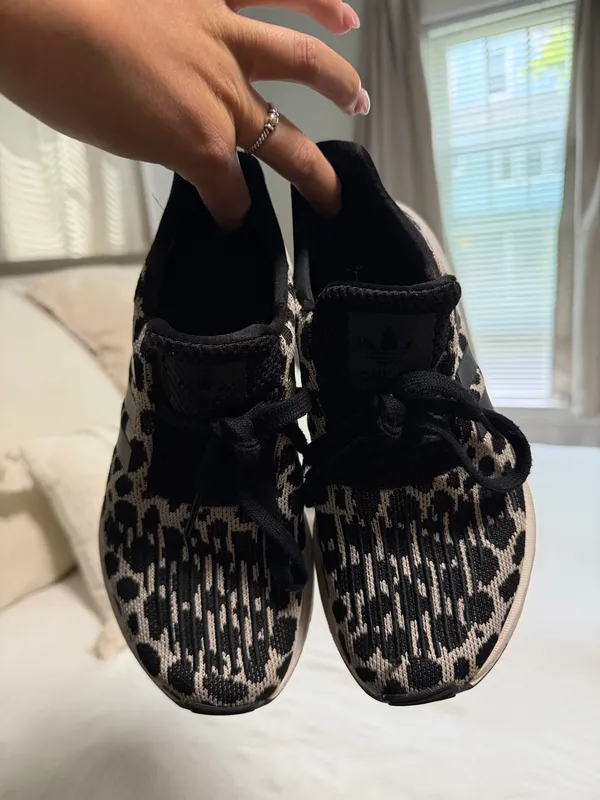 Adidas Black Cheetah Sneakers - Image 2