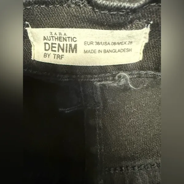 Zara‎ Black High Waist Women's Shorts - Image 4