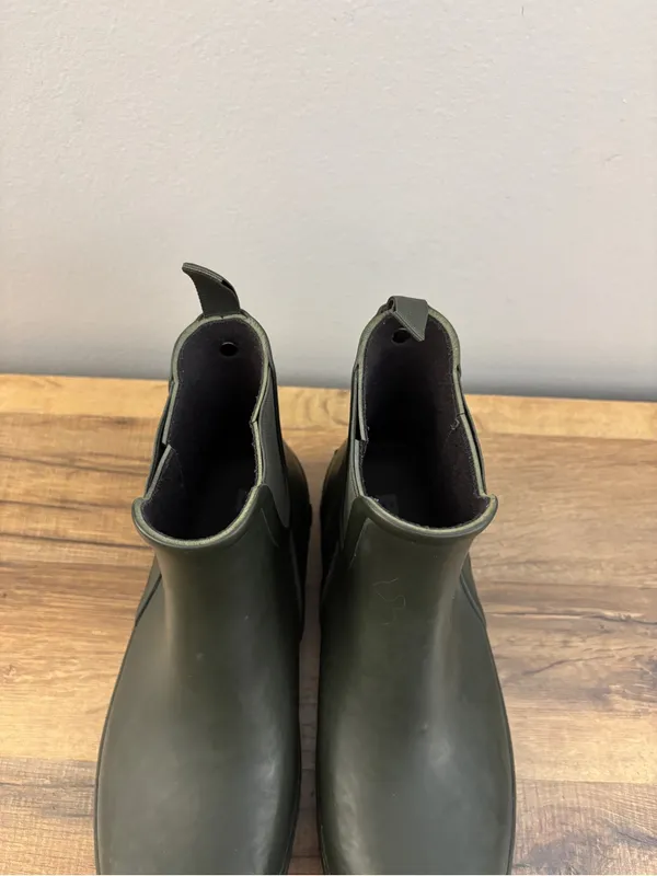 Bogs Amanda Chelsea Ankle Boots Waterproof Green - Image 5