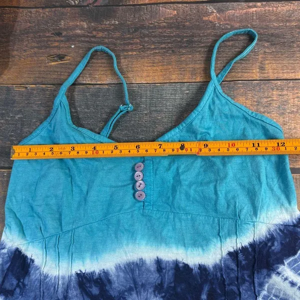 Vintage Y2K Blue Tie-Dye Camisole - Image 7