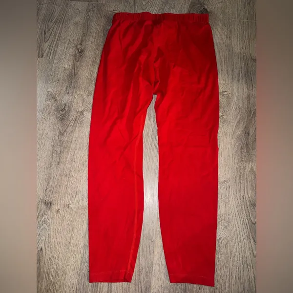 Rare Red Nike Cheetah Swoosh Pants - Y2K - Image 5