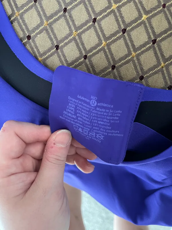 Lululemon Sports Bra Purple - Image 3