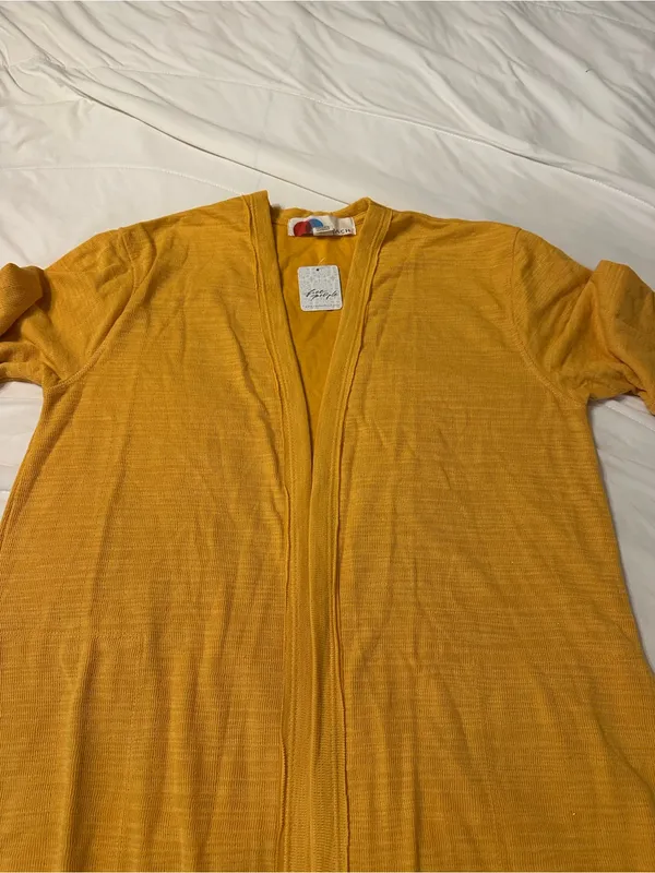 FP Beach Bicoastal Open Front Maxi Duster - Size S - Oversized **Flawed - Image 5