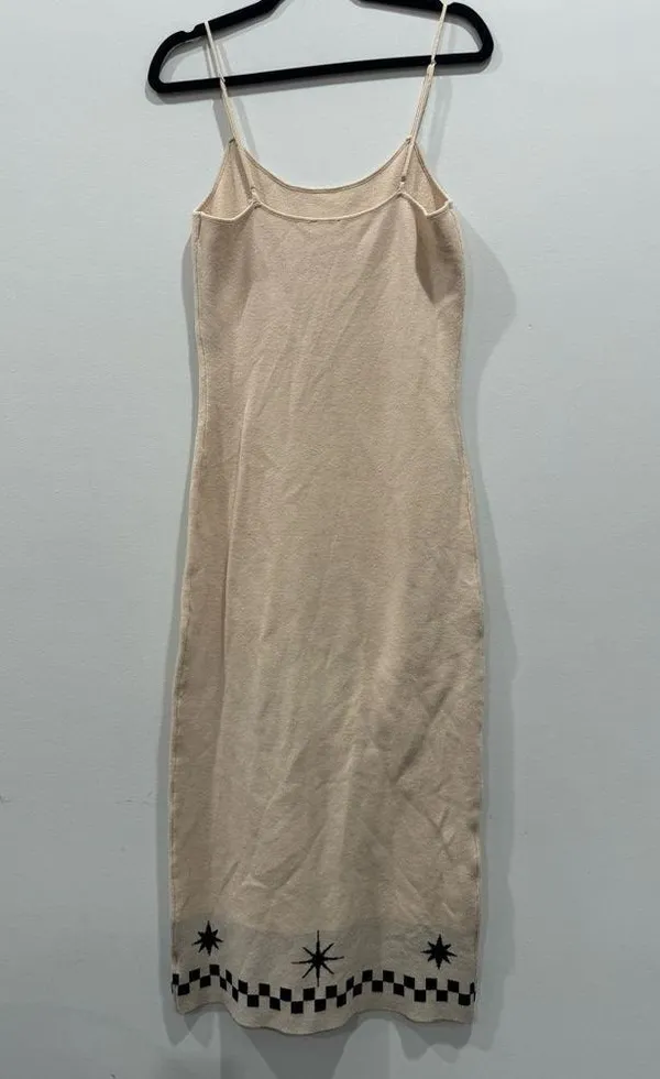 Le Lis If Looks Could Kill Sweater Knit Printed Midi Dress Size M NWOT - Image 8