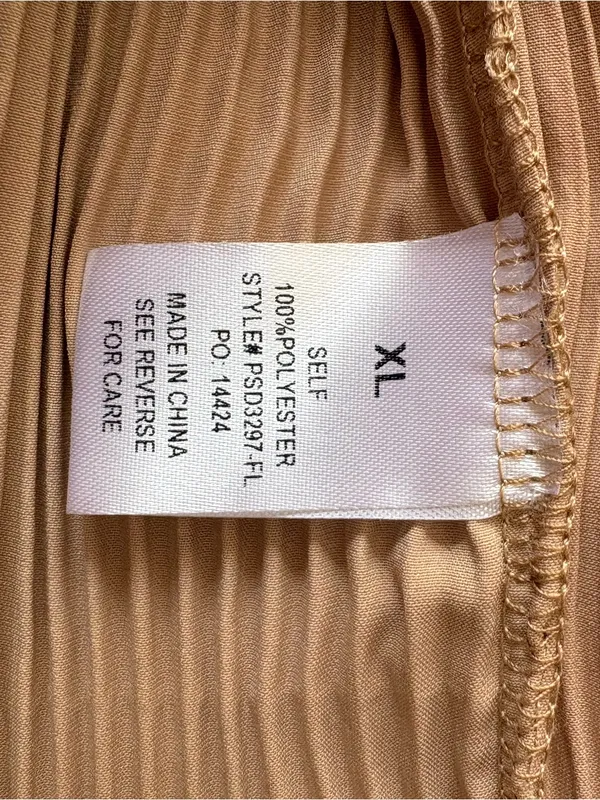 Baltic Born Beige V-Neck Long Sleeve Maxi Dress NWT - Image 3