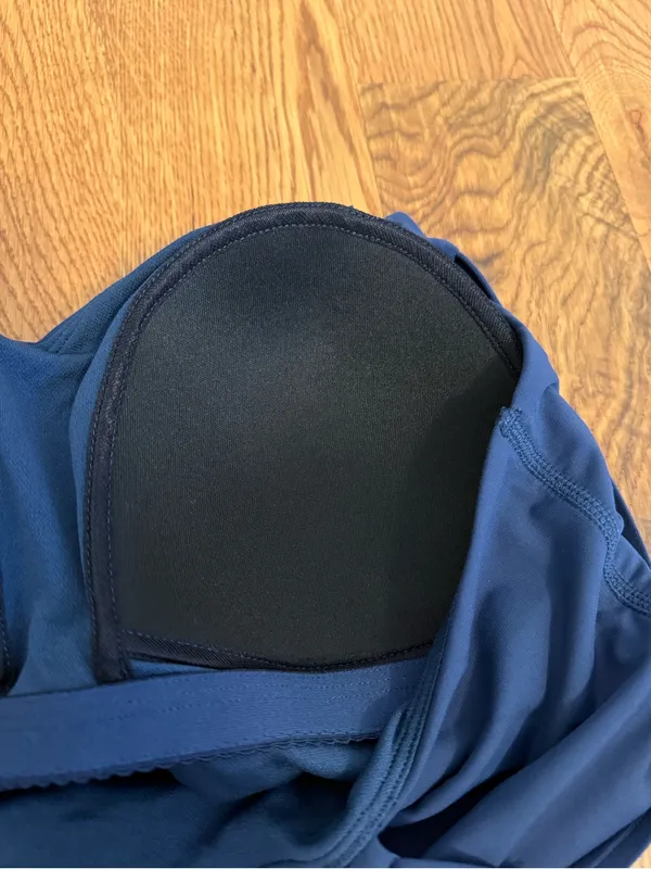 CRZ Yoga Sports Bra Size Medium Navy Blue - Image 4