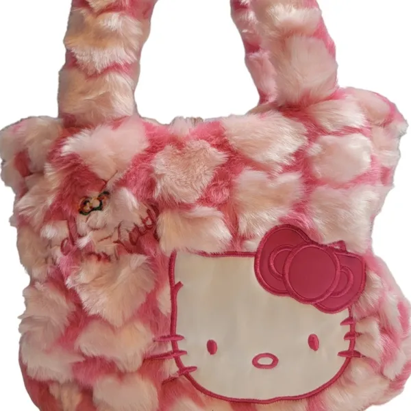 Sanrio Hello Kitty Furry Tote NWT - Image 3